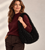 Miley Long Hair Shoulder Bag Black