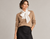 Bowie Dickie Faux Collar White Shear