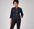 263725 Navy Texture Jacket