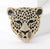 Gold Leopard Jewel Broach