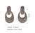 Drop Silver and Crystal Earrings