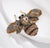 Amber Bumble Bee Jewel Broach