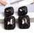 Vintage Black Crystal Earrings