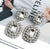 Vintage Silver Crystal Earrings