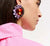 Rya Purple Rhinestone Earring