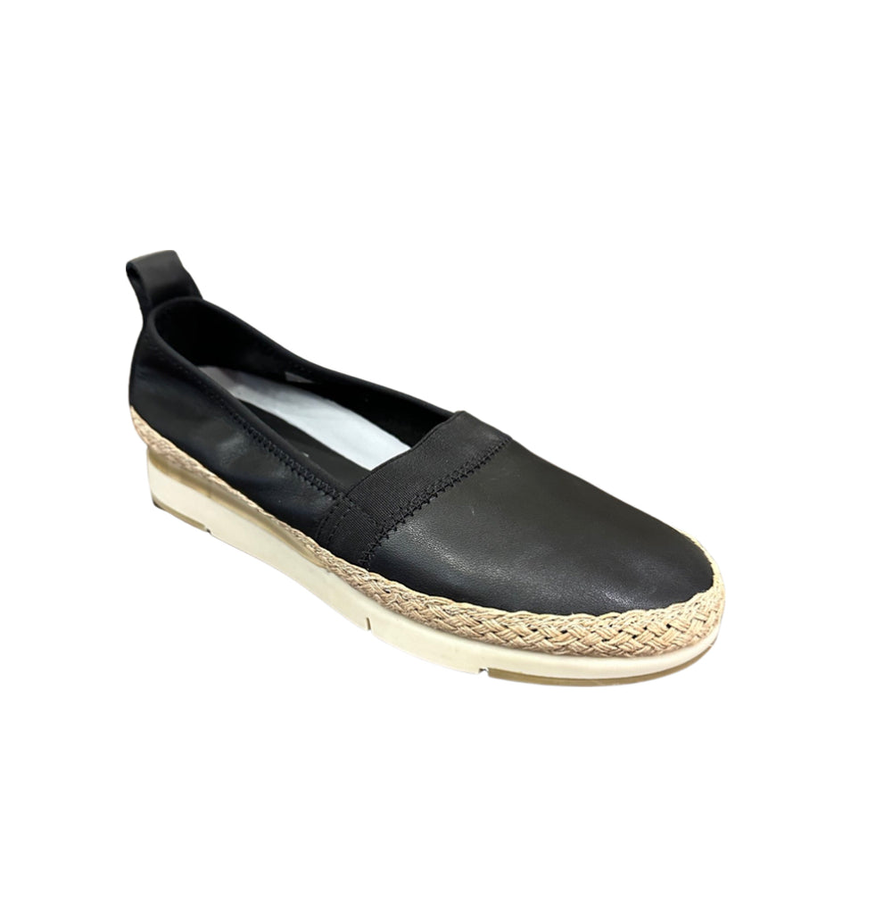 Fastest Black Leather Flat