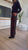 AP600R Black Roses Panel Pull-On Pant