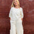 84021 Cream Fringe Top