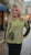 W25183 Green/Black Knit Sweater