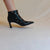 25558 Clarine Black Leather  Boot
