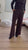 AP600R Black Roses Panel Pull-On Pant