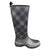 Richmond Waterproof Black Plaid Rubber /Neoprene Boots