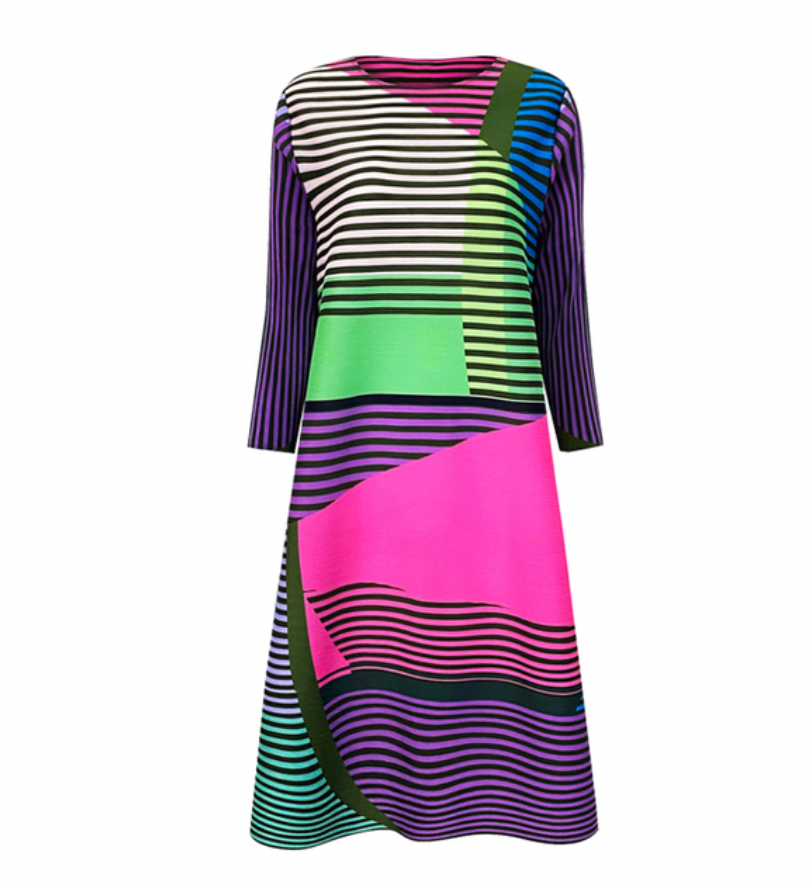 Santa Fe Geo Print Dress Pink
