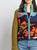 222506 Jacquard Jacket  Landscape Pattern Green