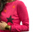 FO6793 Star Struck Cotton Sweater Magenta