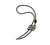Uke Black Silver Necklace