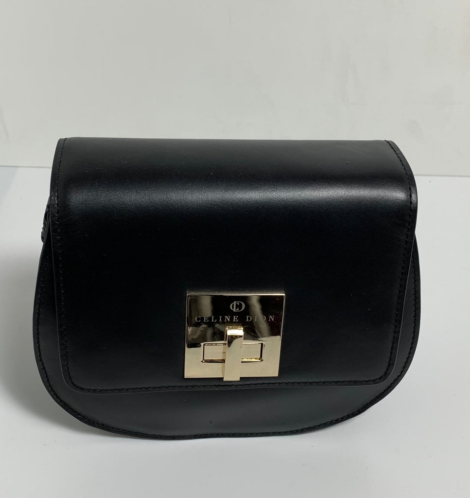 FLP5079-Black Leather Small bag