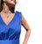 AC5152 Sapphire Cotton V-Neck Dress