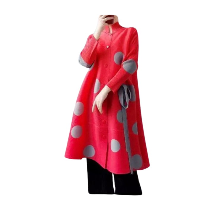 Dot Style Red Dress