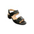 Adena Black Adjustable Sandal