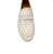 JOEY White Leather Loafer