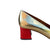 Vyzu Gold with Red Heel