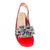 4300 Red Transparent Sandal