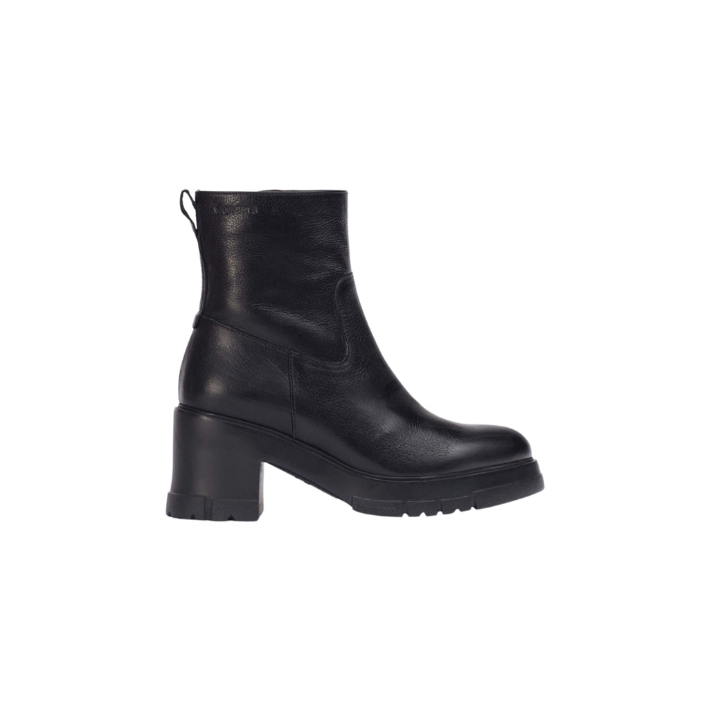 H4421 Black Leather Boot
