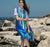 SD142M Ocean Stripe Wonderful Dress